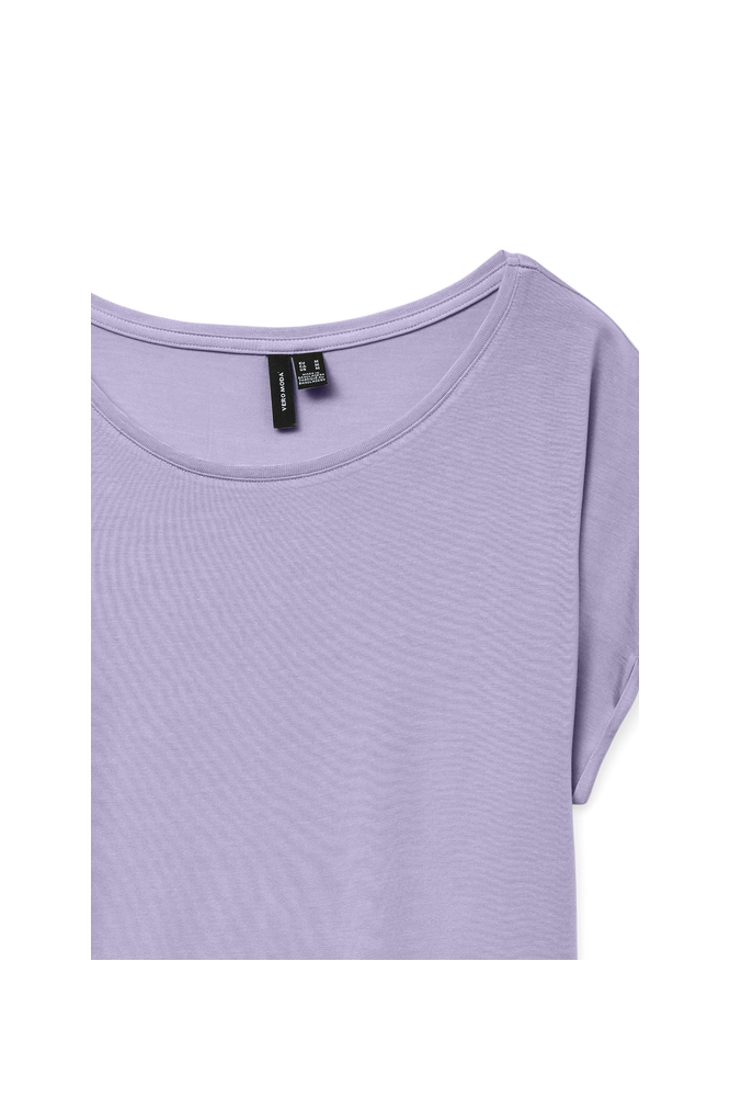 VMAVA PLAIN SS TOP JRS NOOS 10284468 Pastel Lilac